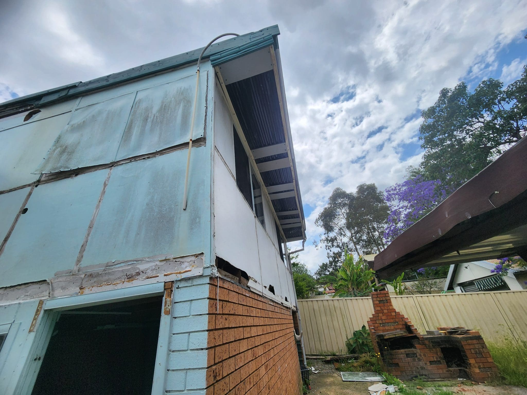 Asbestos Removal of External Cladding and Eave Lining in Campbelltown